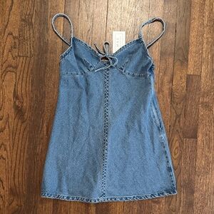 NWT MAC Collection Denim Dress Large